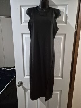 Derek Heart Black Sleeveless Midi Dress
